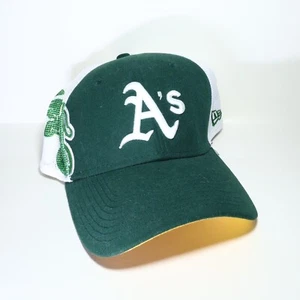M/L Oakland A's Athletics Mesh Back Genuine MLB New Era 39 Thirty Fitted Hat Cap - Picture 1 of 5