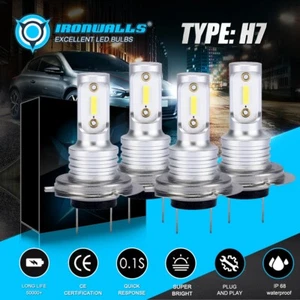 LED H7 Headlight Hi/Low Bulbs For Ford Focus 2002-2010 Territory SZ 2011-2016 - Picture 1 of 12