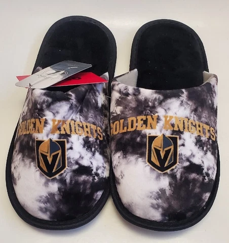 Vegas Golden Knights Women's Large 9-10 Slippers NHL License  VGK NEW W/ TAGS Cover