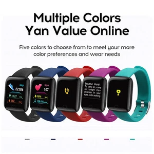 116 Plus Watch 1.3in TFT Color Screen Sports Watch With BT Message Reminder UK - Zdjęcie 1 z 39