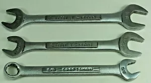 3 Craftsman Standard Kombi-Schraubenschlüssel. 3/4", 7/8", 13/16", 11/16", 5/8". - Bild 1 von 4