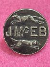 Antique Sterling Silver Fox Hound Hunting JMcEB Button Extra Quality Fine Grade