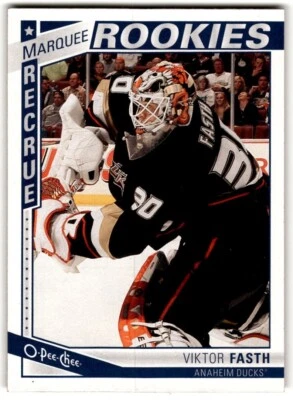 2013-14 O-Pee-Chee Viktor Fasth Rookie #517 Anaheim Ducks - Image 1 of 2