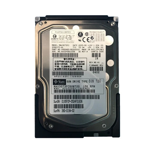 Sun 390-0194 73GB 15K Fibre Channel 3.5" HDD - Image 1 of 1