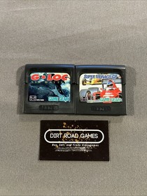 2 SEGA Game Gear BUNDLE Lot GAMEGEAR - Super Monaco Gp & G Loc Air Battle