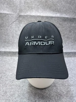 Under Armour 帽子 适合成人特大号 黑色 100% 聚酯纤维 经典合身 — 第 1/4 张图片