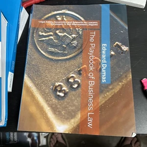 The Playbook of Business Law: Legal Forms, Documents, and Research for Lawyers, - Picture 1 of 6