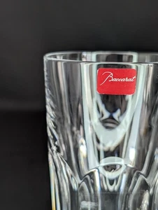 Baccarat Harcourt 4" Kristallbecher mit Aufkleber - signiert - schwerer Schliff - Bild 1 von 7