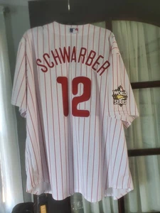 Nike Philadelphia Phillies #12 Kyle Schwarber 2022 World Series jersey Size XXL - Picture 1 of 9