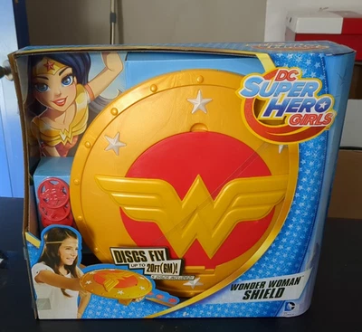 Mattel супер герой девочек Чудо-женщина диск съемки щит игрушка бластер костюм - Изображение 1 из 4