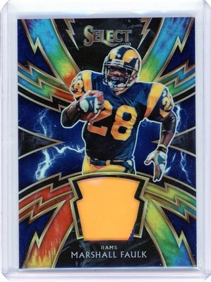 Marshall Faulk 2020 精选火花纪念品领带染料 14/25 * 游戏磨损 * — 第 1/2 张图片