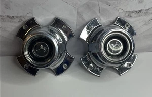 X2 D32A-1141-AA 1971-80 Ford Pinto Mustang II Chrome Wheel Center Cap OEM Used - Picture 1 of 10