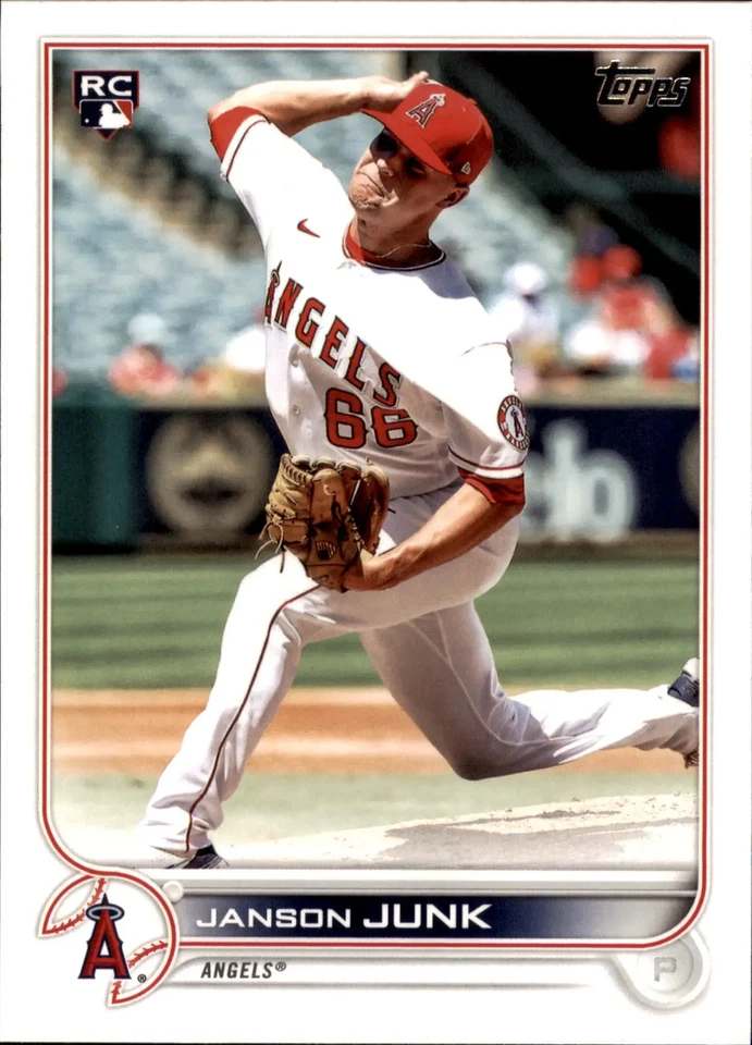 2022 Topps Series 2 Janson Junk RC #594 Los Angeles Angels - Image 1 of 1