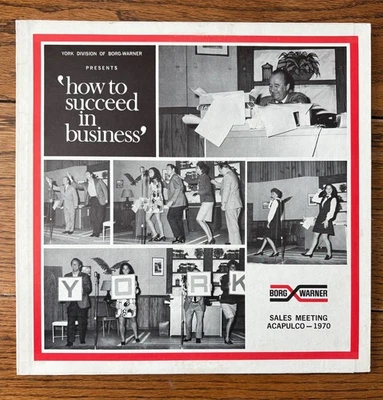 Borg Warner How To Succeed In Business LP 1970 industrial musical private press - Image 1 of 4