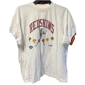 Vintage 1972 Washington Redskins NFL Football White t-Shirt Adult XL A1 Brand - Picture 1 of 9