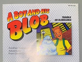 A BOY AND HIS BLOB MANUAL NES NINTENDO MINT