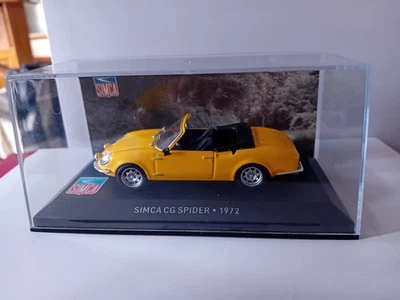 1/43 SIMCA CG SPIDER 1972 SOUS PLEXIGLAS - Photo 1/4