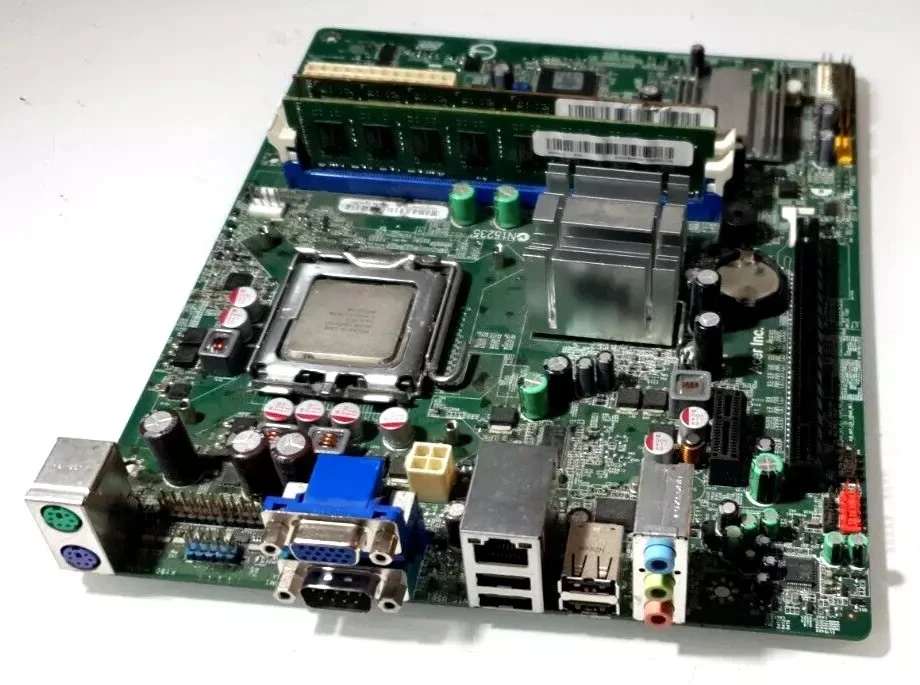 Acer G41D01P8-1.0-6KSH Motherboard Socket 775 G41D01 Core 2 Duo (SLGTD) 4GB RAM - Image 1 of 1