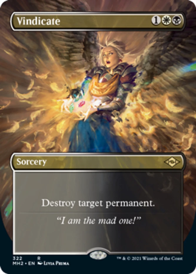 Near Mint x 1 Vindicate - Foil - Borderless Modern Horizons 2 Variants - Image 1 of 1