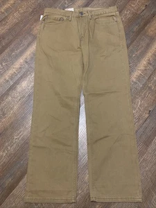 NEU Levis Jeans Herren 34 x 30 braun Denim Hose 514 schmal gerade weißes Etikett - Bild 1 von 14
