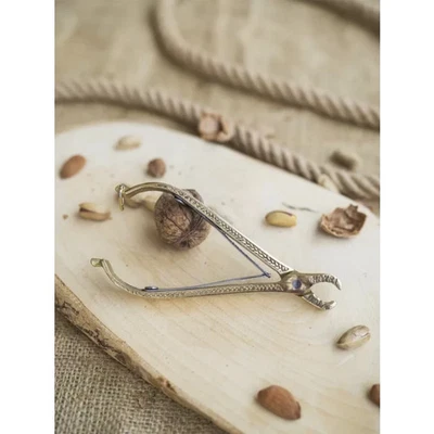 brass  nut RICE PEANUT CRACKER  HANDMADE TURKISH EMBROIDERED - Image 1 of 2