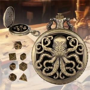 7pcs Mini Polyhedral Dices for Dungeons & Dragons DND RPG MTG Game Pocket Case - Picture 1 of 14