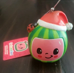 Cocomelon Ornament 2,5" Watermelon & Ladybug Christmas Kurt S Adler 2021 Moonbug - Bild 1 von 7