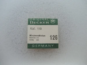 Minutenradkloben für HB Becker 110, cock, part 126 - Picture 1 of 2