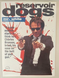Affiche ancienne Reservoir Dogs film métro 39,5"x55" rare promo théâtre hall - Photo 1/9