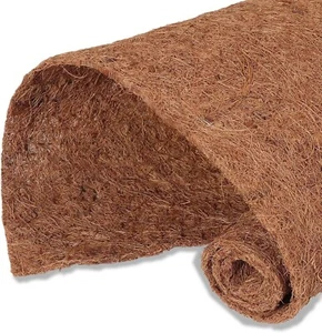 Natural Coco Coir Fiber Liner Roll Sheet, Coconut Fiber Pad, Coconut Husk Liners - Picture 1 of 5