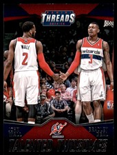 2014-15 Panini Threads Talented Twosomes Bradley Beal/John Wall Washington