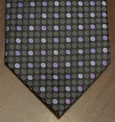 Stafford Essentials Purple Hand Made 100% Polyester Men’s Neck Tie Made In China Foto 1 de 4