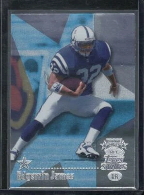 Edgerrin James 1999 Topps Stars One Star Card #8 Rookie RC Indianapolis Colts - Image 1 of 2