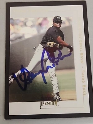 Vinny Castilla Signed 2001 Fleer Premium - #96  - Image 1 of 2