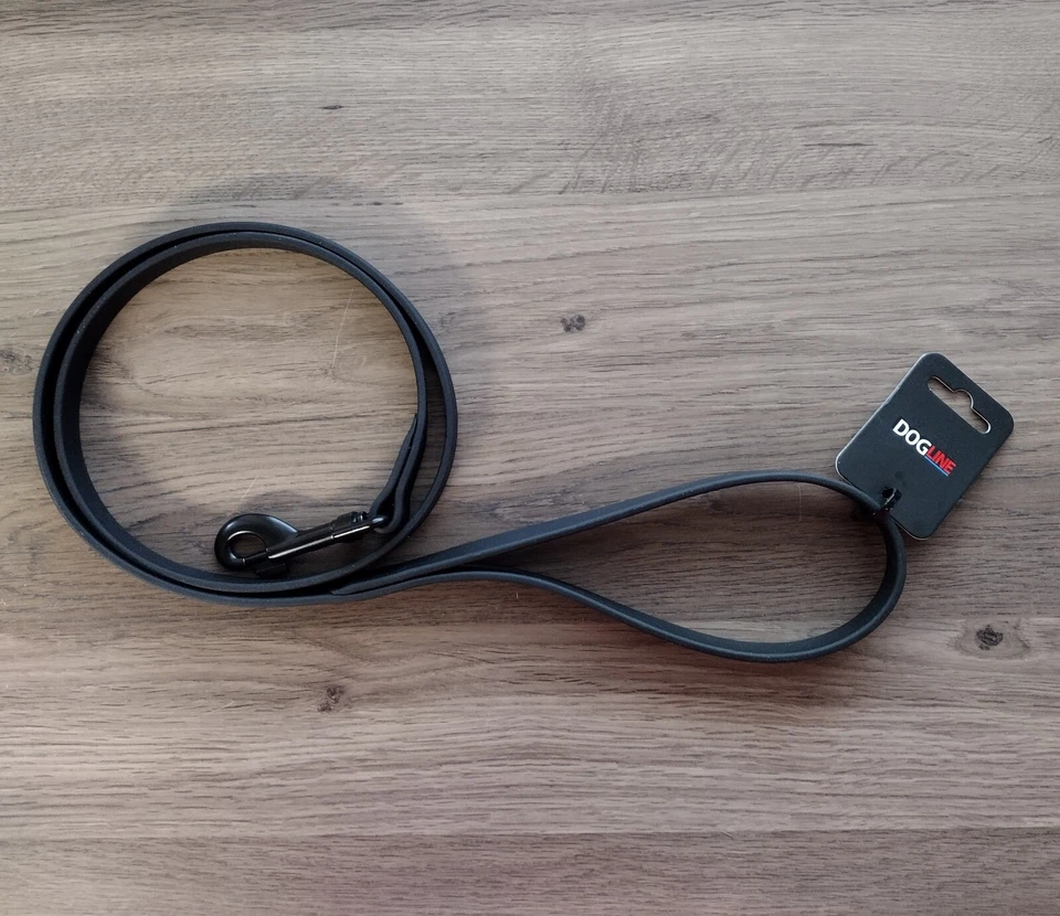 Correa de plomo para perro DOGLINE Viper Biothane 4' resistente lavable trabajo o juego Foto 1 de 3