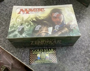 Sealed Booster Box of 36 Packs Magic The Gathering 	Korean Battle For Zendikar - Picture 1 of 3