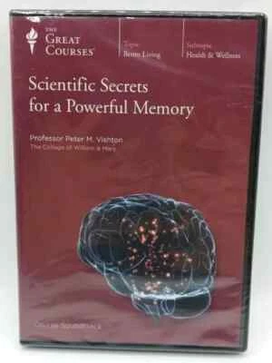 Great Courses: Scientific Secrets for a Powerful Memory (DVD, 2012) Brand New - Image 1 of 2