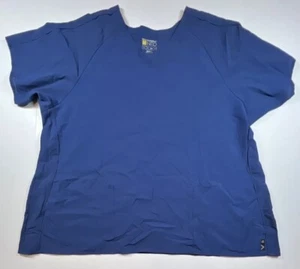 Wonder Wink NEO Scrubs Top Gr. 2XL Kurzarm Fronttaschen dunkelblau V-Ausschnitt - Bild 1 von 6