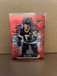 2022-23 Upper Deck Allure Hockey Red Rainbow #57 Brad Marchand Boston Bruins