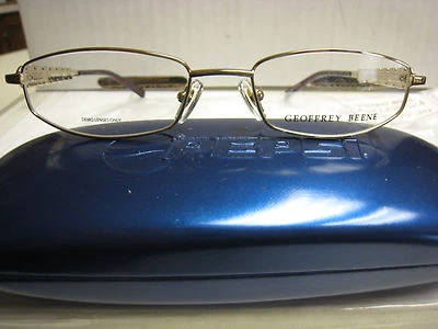 MARCOS DE GAFAS GEOFFREY BEENE Estilo AGELES en DORADO 51-17-135 con Estuche Foto 1 de 3