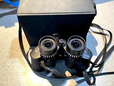 Vintage Sears Binoculars 7-15 X 35 Discoverer Zoom Model 583 with Case - Image 1 of 4