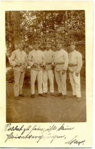 Genuine Photo Postcard NEW WATCHES between CRANZ and RAUSCHEN/KÖNIGSBERG Soldiers 1915 - Picture 1 of 1