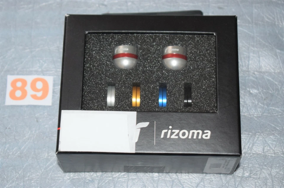 2 Tappi Manubrio RIZOMA SWITCH In Alluminio Rif. MA530A Nuovo - Immagine 1 di 1