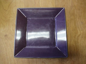 Pottery Barn Japan ASIAN SQUARE PURPLE Dinner Plate 10" well used  1 available - Picture 1 of 7