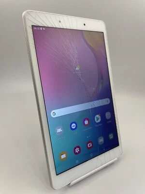 Samsung Galaxy Tab A 8.0 2019 SM-T290 Silver Wi-Fi 32GB Android Tablet Cracked - Image 1 of 4