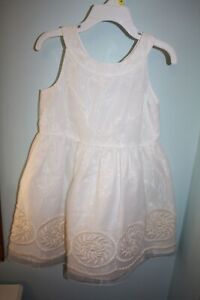 NWT Janie and Jack Size 3 Savanna Soiree Embroidered Organza Formal  White Dress