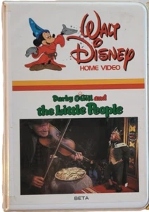 IMMACULATE PRIVATE COLLECTION Darby O'Gill Little BETA Cassette Tape 1981 Disney - Picture 1 of 2