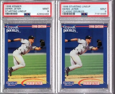 1998 Kenner DEREK JETER Starting Lineup SLU LOT X 2 Yankees - Image 1 of 2