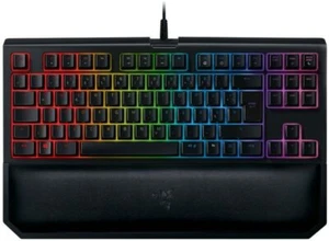 NEW AND SEALED*RAZER BLACKWIDOW Tournament Ed Chroma-V2 Keyboard Yellow Switches - Picture 1 of 7