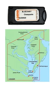 Garmin BlueChart Chesapeake MUS006R Data Card Marine Chart - 010-C0020-00 - Picture 1 of 1